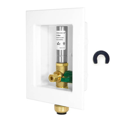 1-Pack Niikappu Ice Maker Outlet Box, 1/2" Push-Fit Push Fit SS Arrestor