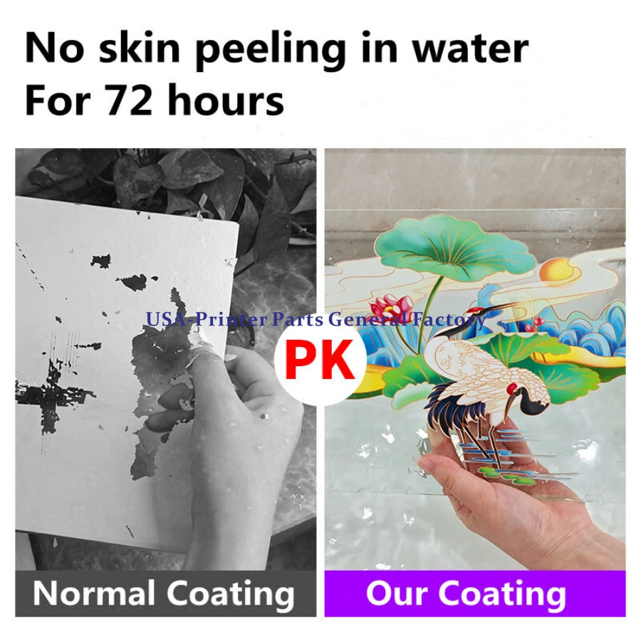 1000ML bottle UV Glass Coating Liquid Fits For UV Flat Printers High Quality