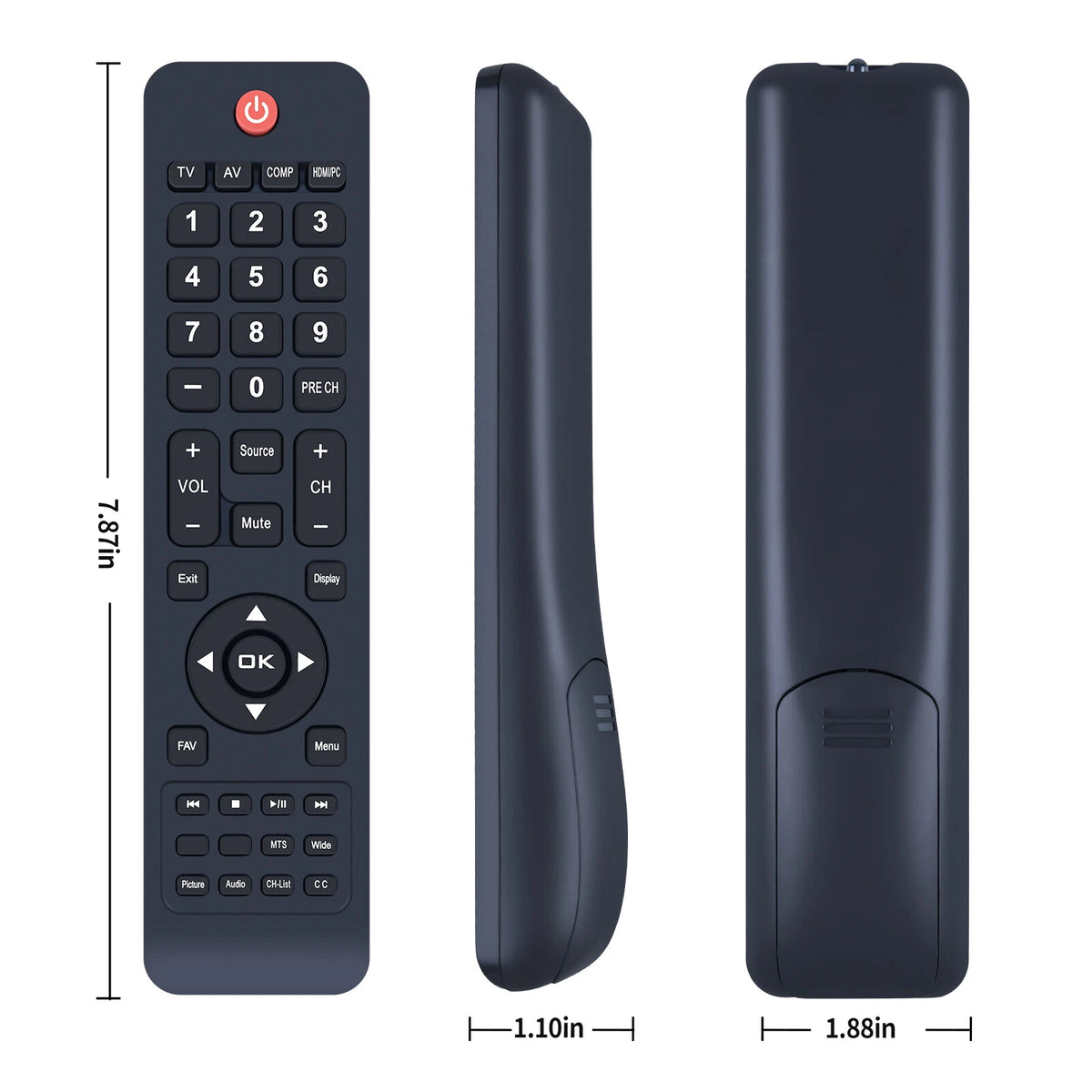 B8.080.446-2 For NEC TV Remote Control E656 E556 E585 E436 E326 E325 E506