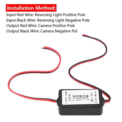 Keenso Car Rear View Rectifier for Germany/American Series, 12V DC Power...