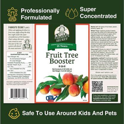 Farmer's Secret Fruit Tree Booster Fertilizer (32oz) - Super 32oz