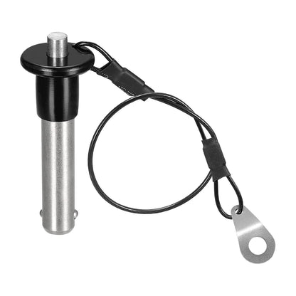 uxcell Ball Locking Pins, 304 Stainless Steel Grip 10mm-31mm, Black