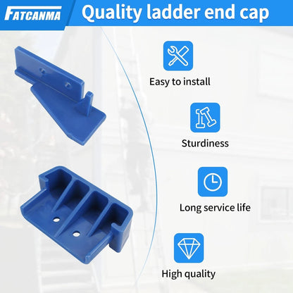 D1100 Series End Cap Kit - for Werner Ladder Extension Accessories - Blue