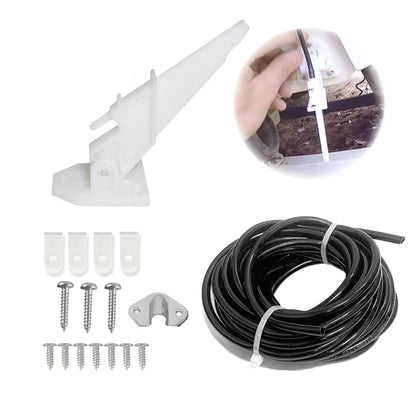 Marine Boat Speedometer Pitot Kit, Automatic Kick-up Tube Assembly Up to 80...