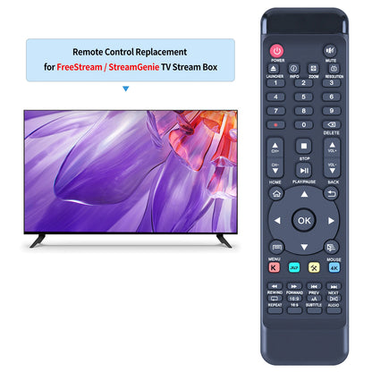 For FreeStream / StreamGenie TV Stream Box Replacement Remote Control