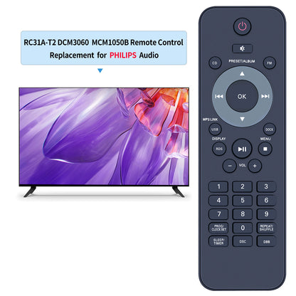 RC31A-T2 Remote Control For Philips Micro Music Dock Audio System DCM3060