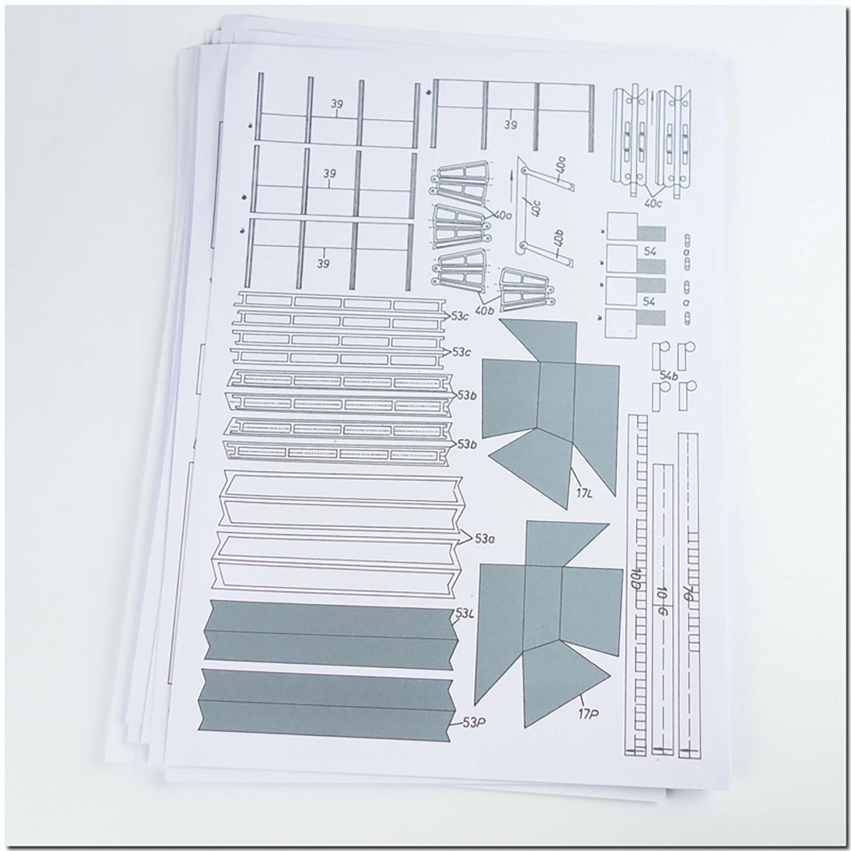 1/33 F22 Fighter Plane Paper Model Military Puzzle Paper Aircraft Unassembled
