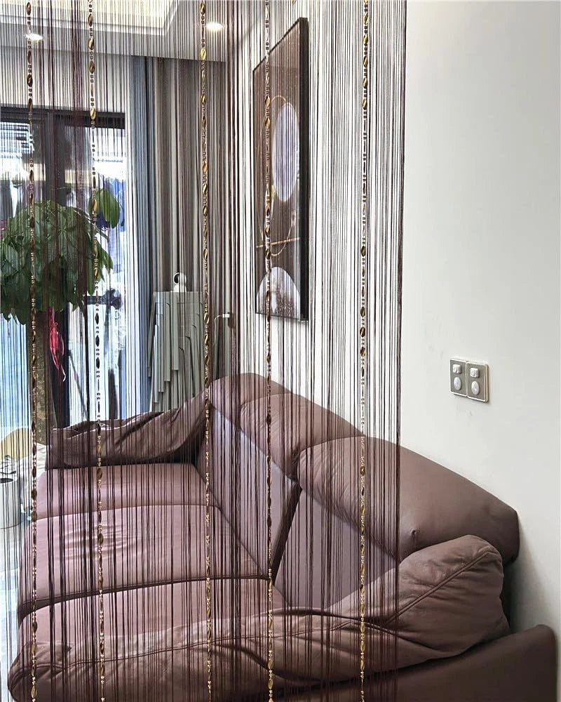 ave split 100cmX200cm Decorative Door 39.4"W x 78.7"L (Pack of 1), Coffee