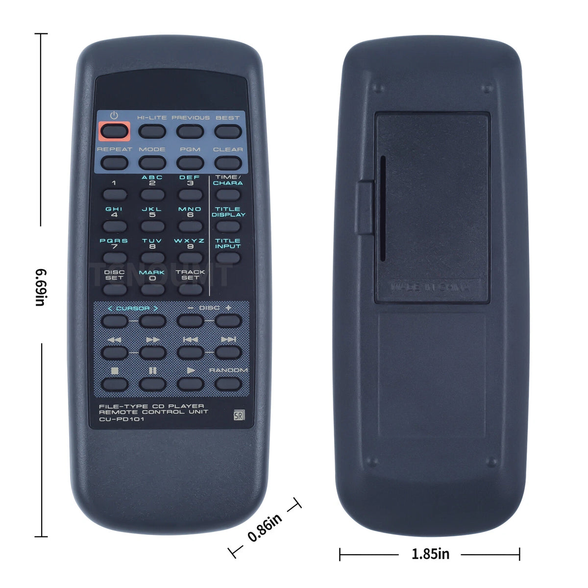 CU-PD101 Remote Control For Pioneer PD-F17 PD-F958 CD Player