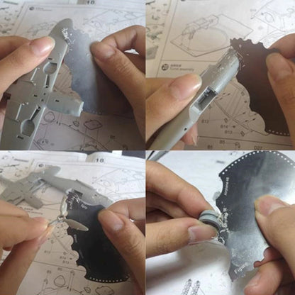 304 Stainless Steel Line Scraper Convenient For DIY Military Model Aircraft