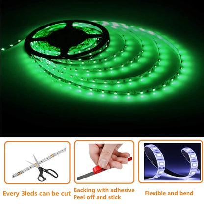 LED Boat Strip Lights, 32.8FT Marine Pontoon Led 32.8 feet, Green
