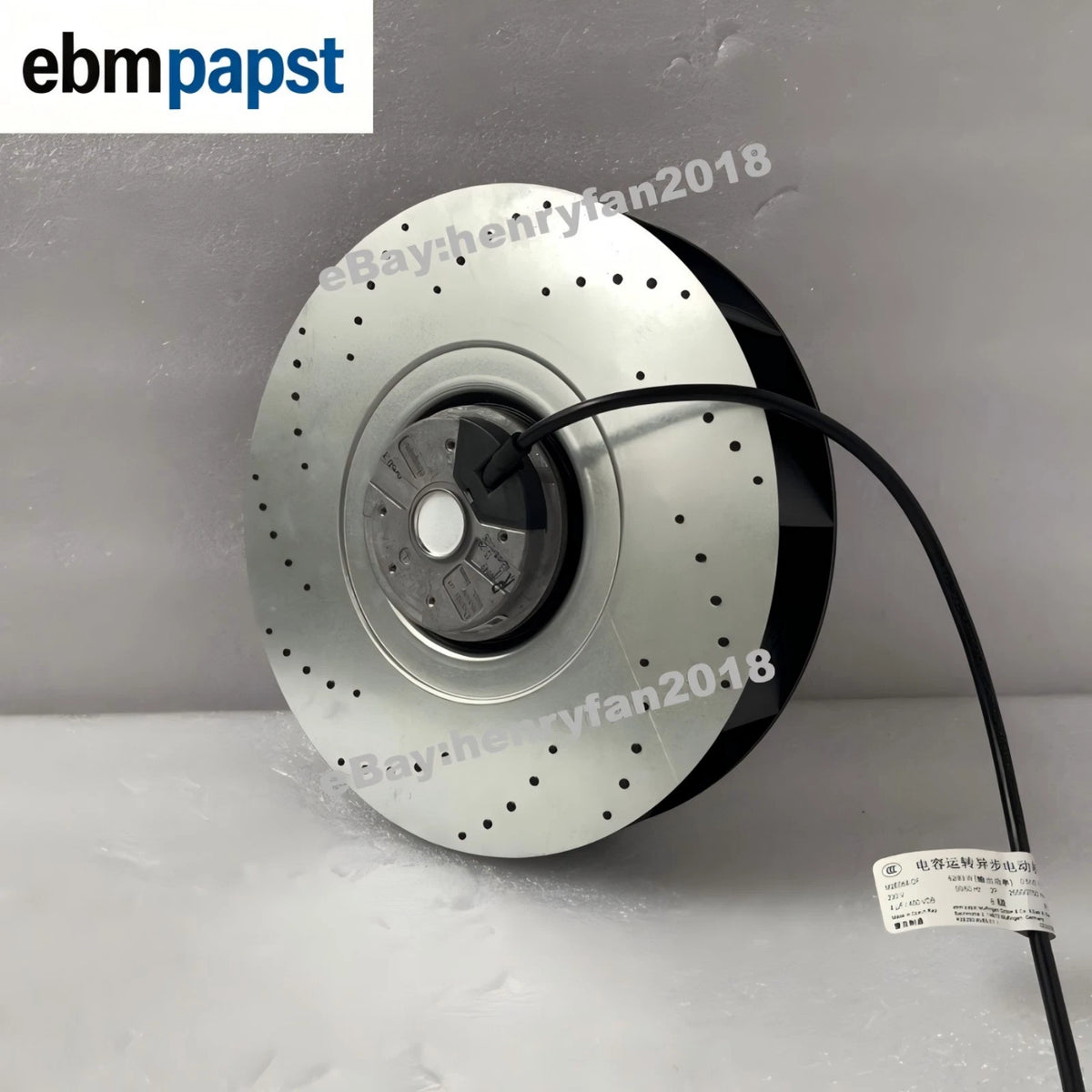 ebmpapst R2E250‑AV65‑01 Centrifugal Fan 230V For Inverter & Cabinet Cooling
