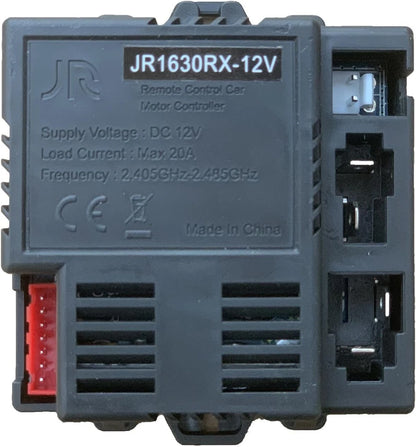 JR1630RX 12V 2.4G Remote Control and Receiver, for Kids Ride On Toys, 12V...