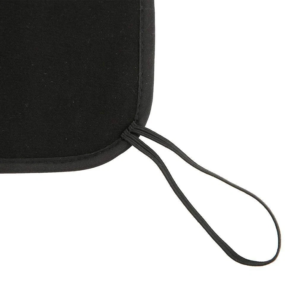 Violin Shoulder Rest Flannelette Pad Chin 3/4 size, Black