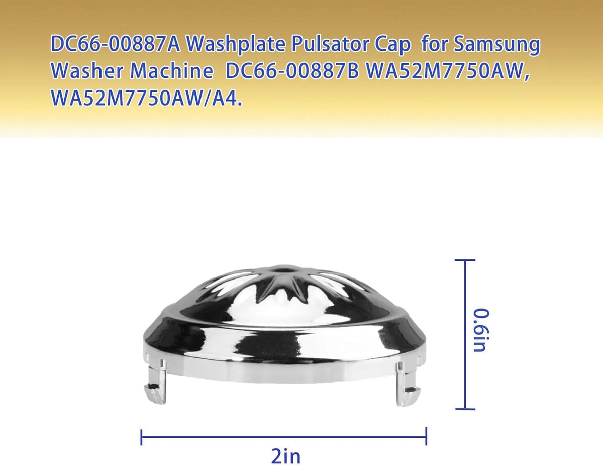 DC66-00887A Wash Pulsator Cap for Samsung Washer Machine DC66-00887B...