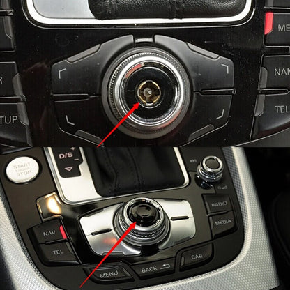 Joystick Control Center Button Cap Cover Knob Repair Kit For Audi A4 RS4 RS6