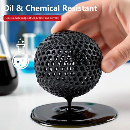 Siraya Tech Rebound PEBA 95A Flexible Filament, The 800g, Peba 95a Black