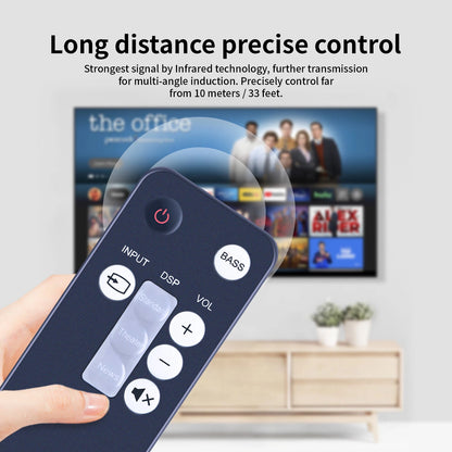 Remote Control For Insignia RMC-SB212 SoundBar Home Theater Speaker System