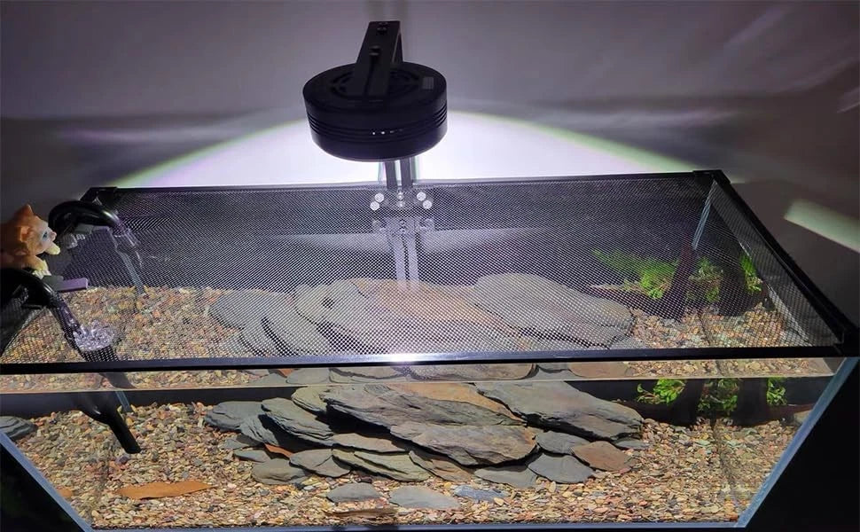 Magnetic Aquarium Cover lid Fish Tank Anti-Jumping net Big size, black