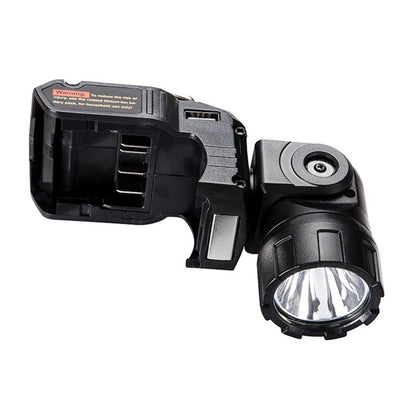Handheld LED Work Light Flashlight Adapter For DeWalt 12V MAX Li-Ion Battery F