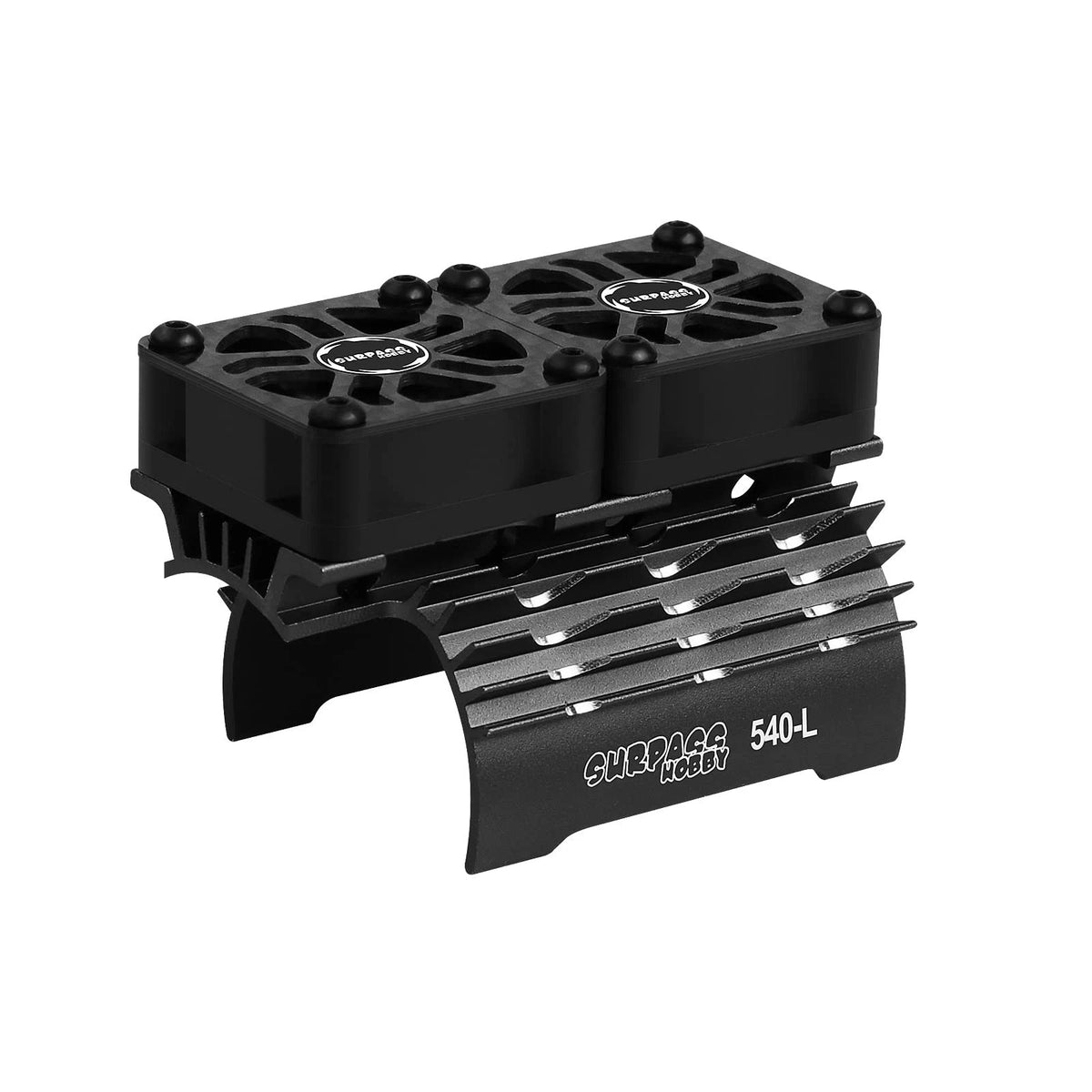 RC Car Motor Cooling Fans Surpass Hobby 30mm Black-dual for 36mm