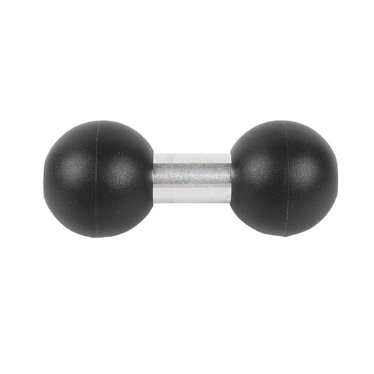 25mm to 25mm Double Ball Joint Adapter Flexible For Brackets Black