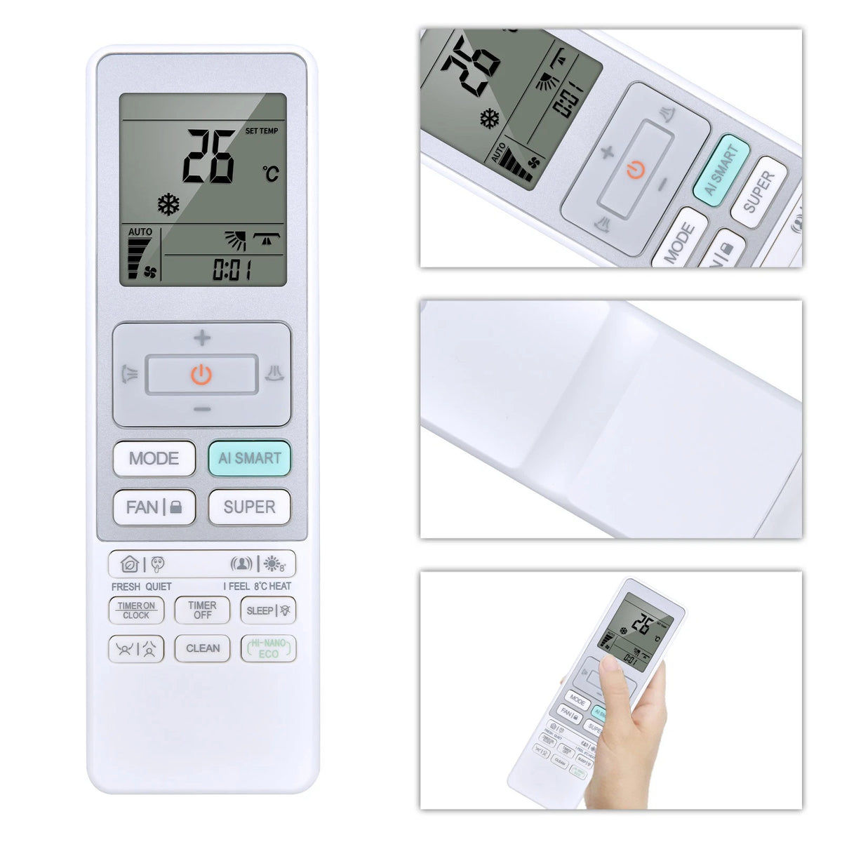 Replacement Remote Control For Hisense Air Conditioner RCH-RTY4-0(HSN)