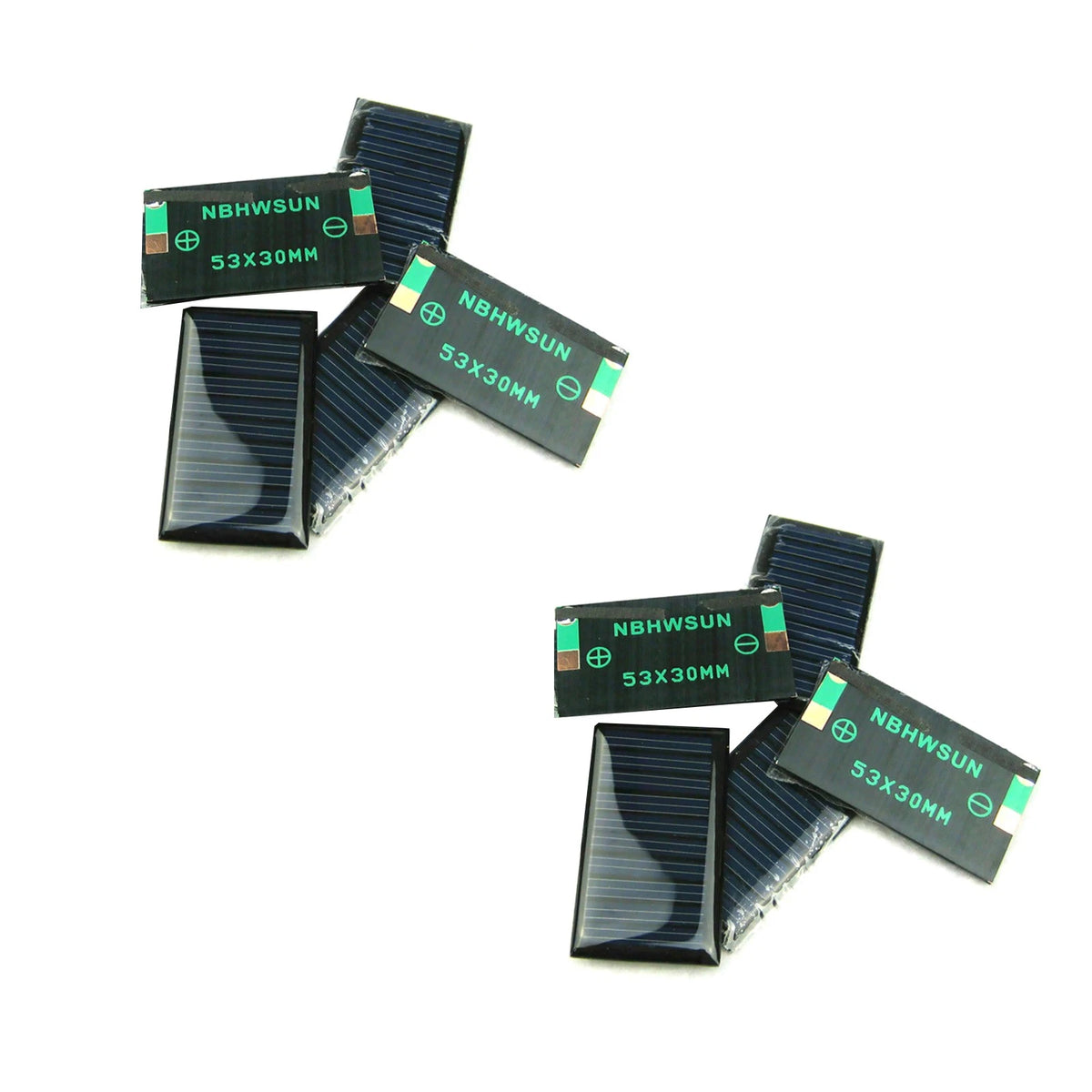 10Pcs/Lot DIY Toy 5V 30mA 53X30mm Micro Mini Small Power Solar Cells Panel k