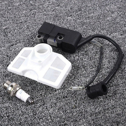 Ignition Coil + Air Filter+Spark Plug For 4500 5200 5800 45/52 /58cc Chainsaw