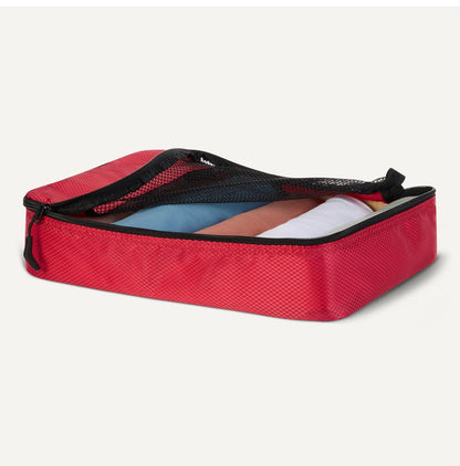 Amazon Essentials 4-Piece Packing Cubes Travel 2 x Large, 2 x Medium, Red