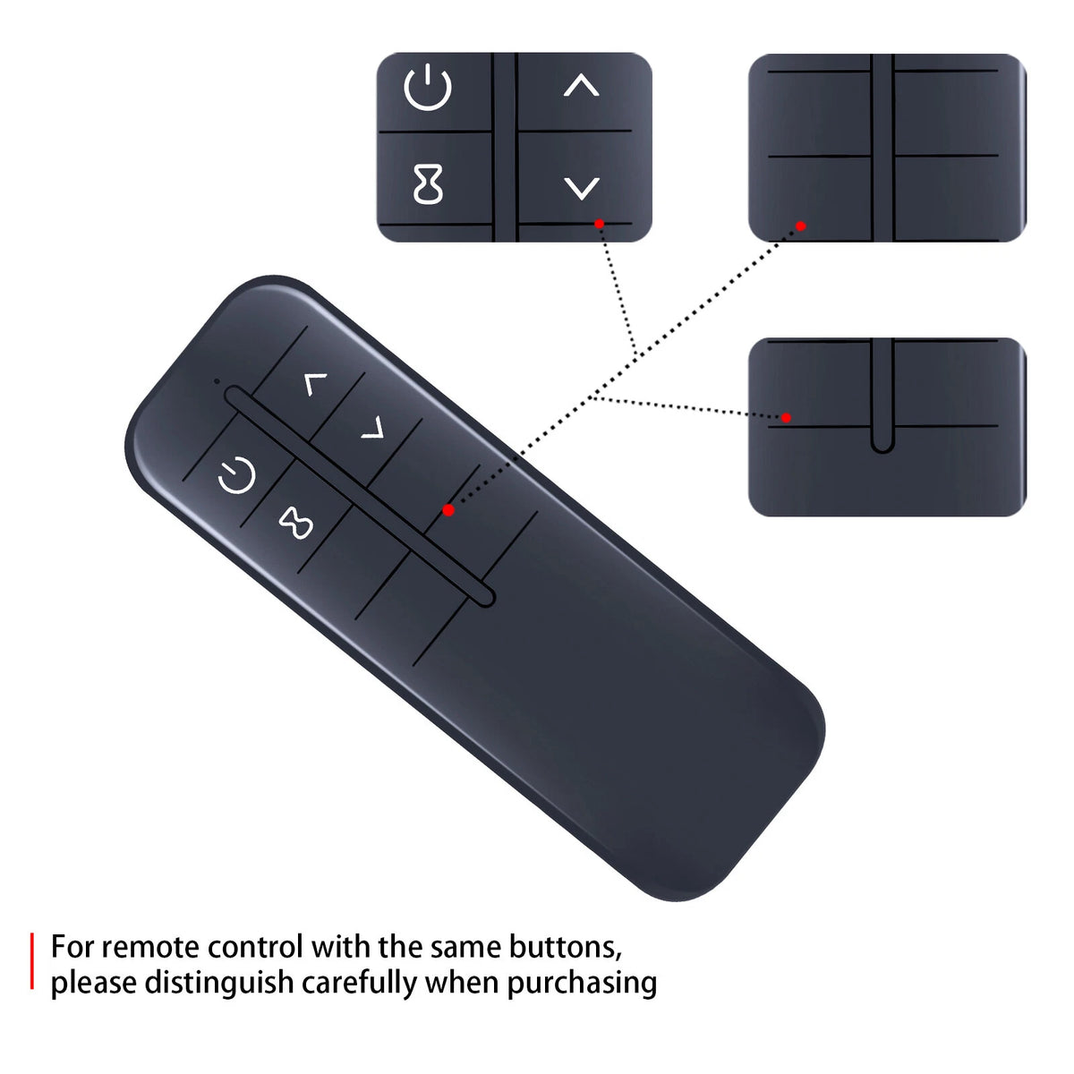 Replacement Remote Control For Duraflame Electric Space Heater 9HM900-E451
