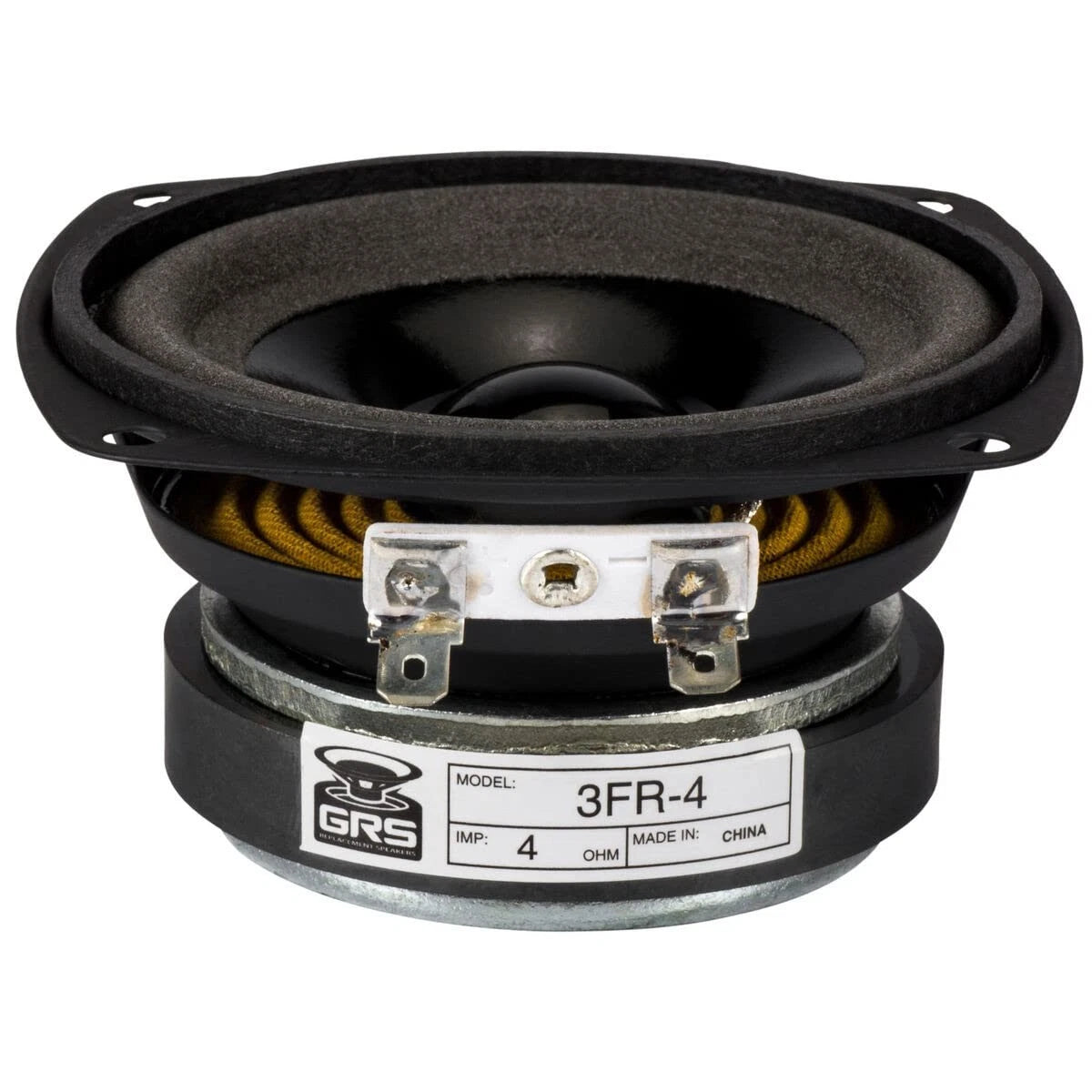 GRS 3FR-4 Full Range 3" Speaker Driver 4 Ohm Black