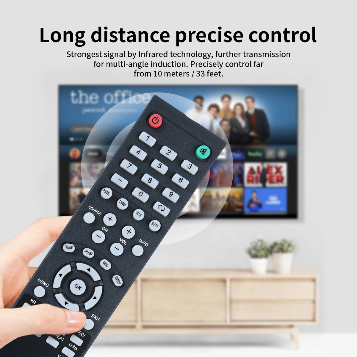 Remote Control For Element TV ELEFW408 ELEFW328 ELEFW605 ELEFW606 ELEFW601