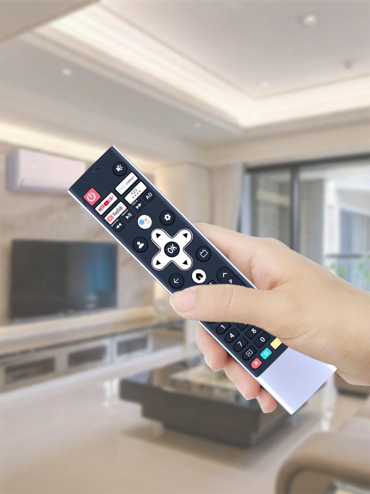 Voice Remote Control N030107-001912-001 HS-7A02H-00 For METZ VEON RANGE TV