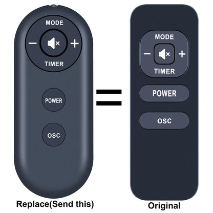 Replacement Remote Control For Holmes 36" CleanBreeze Oscillating Tower Fan