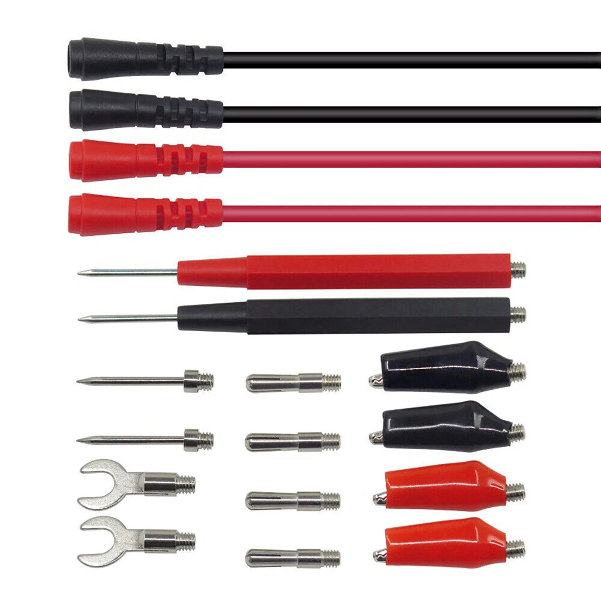 16Pcs 10A Multimeter Test Lead Cable Probes Accessories For Volt Meter