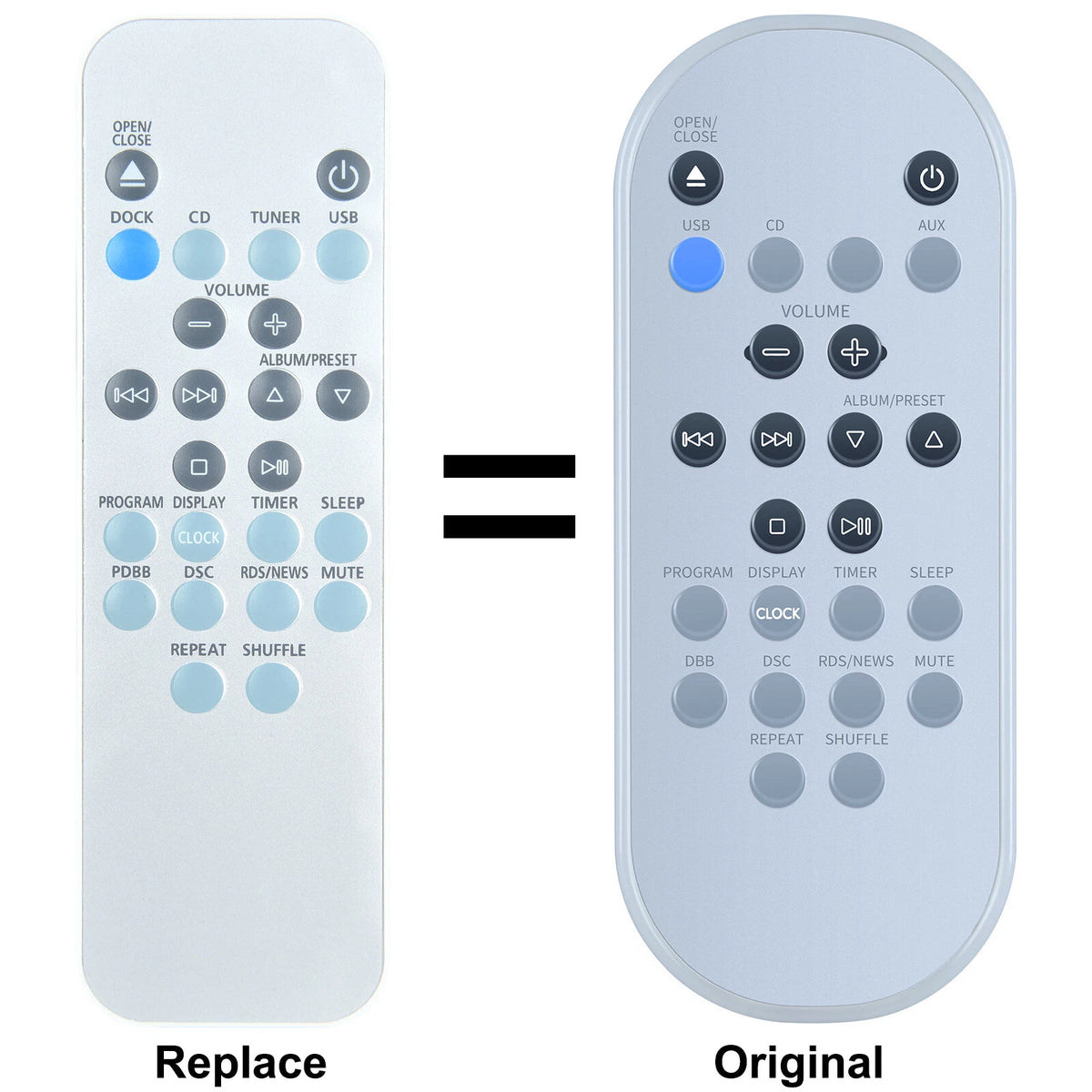 Remote For Philips MCM275 Music Micro HiFi System MCM275/37B MCM275/93