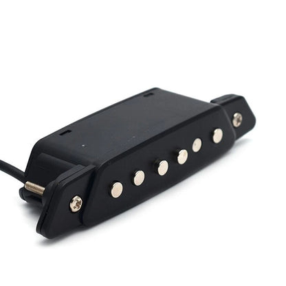 Acoustic Guitar Soundhole Magnetic Pickup Humbucker Passive With Power Jack A