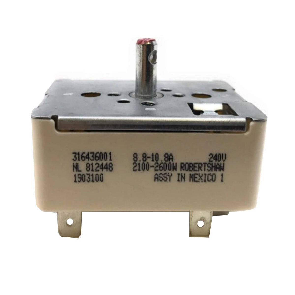 For Frigidaire Kenmore Crosley Range Burner Infinite Control Switch 316436001