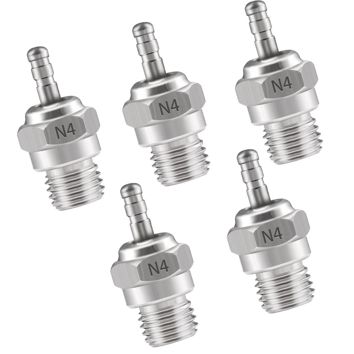 Shaluoman N4 Hot Glow Plug Spark Plugs for Traxas T-maxx Kyosho HSP1 HPI...