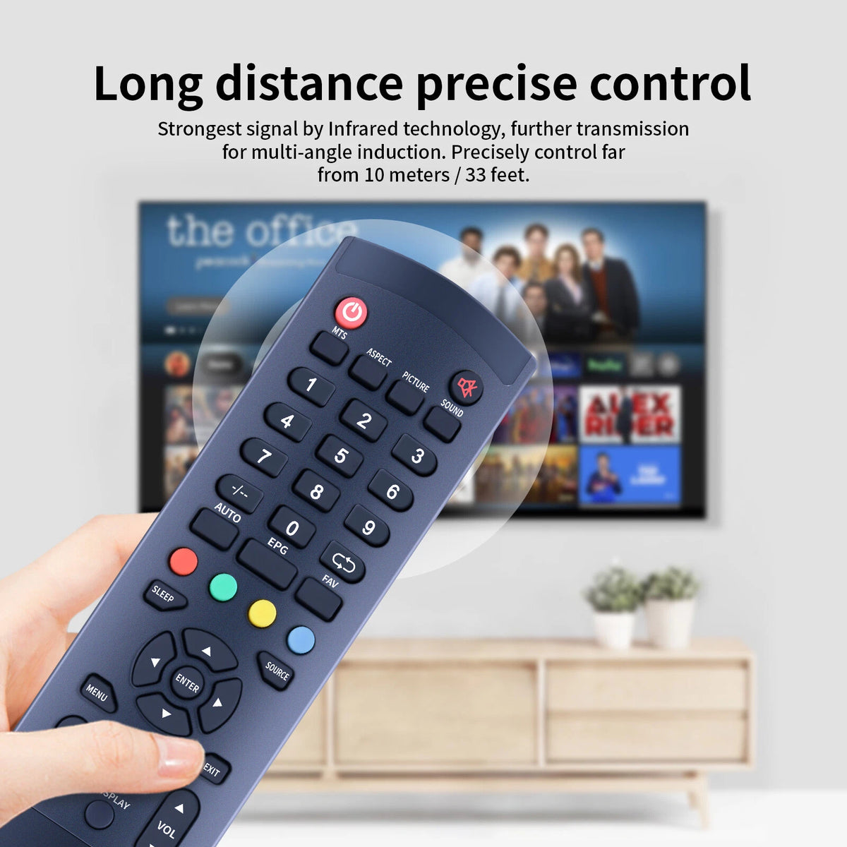 RC7010Q Remote Control For Quasar LED TV SQ3202 SQ5002 SQ5003 Q32HST1 SQ240W