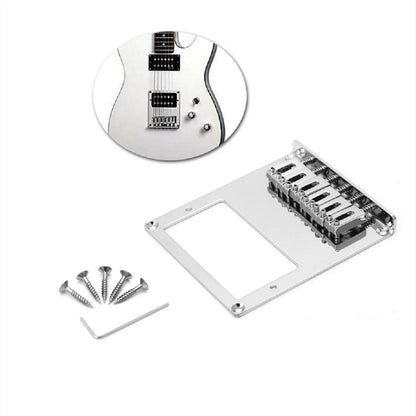 Durable 6 String Hardtail Bridge With Wrench Screws For Tele Telecaster Guitar