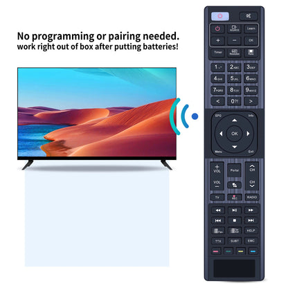 Replacement Remote Control For Protek X1 4K UHD DVB-S2 Sat Tuner Receiver