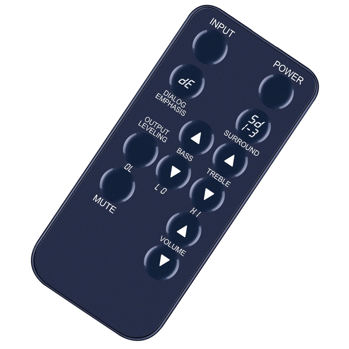 For ZVOX Replacement Remote Control Zvox SoundBase 555 580 Surround Sound System