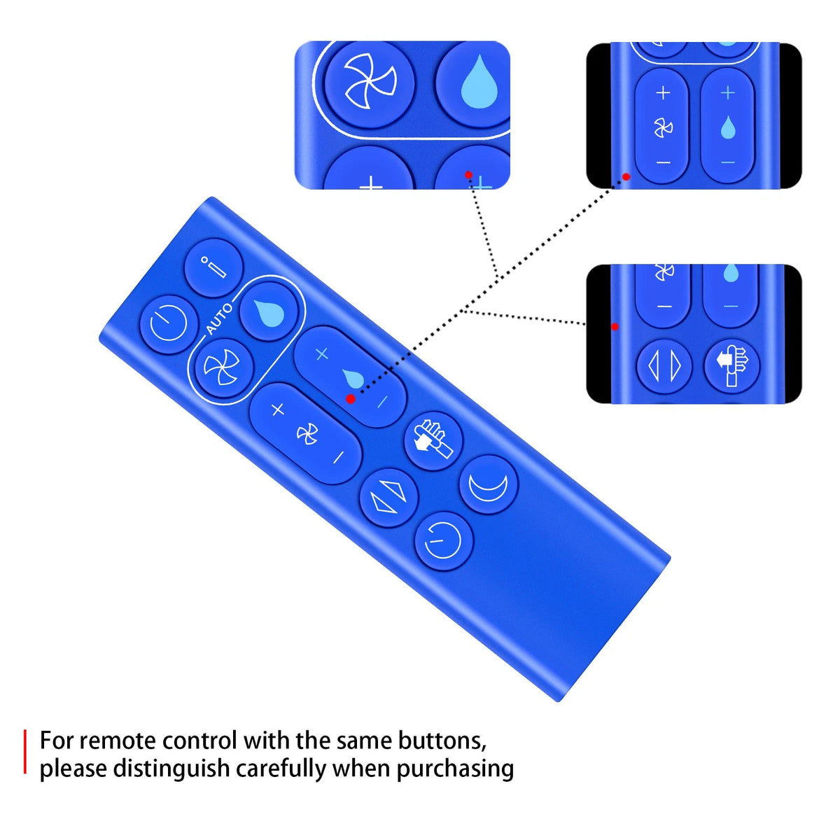 Remote Control For Dyson Pure Humidify + Cool Fan PH01 PH02 PH3A PH04 Blue