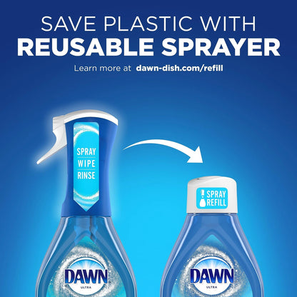 Dawn Powerwash Spray, Dish Soap, Dishwashing Liquid, 16 Fl Oz (Pack of 4)