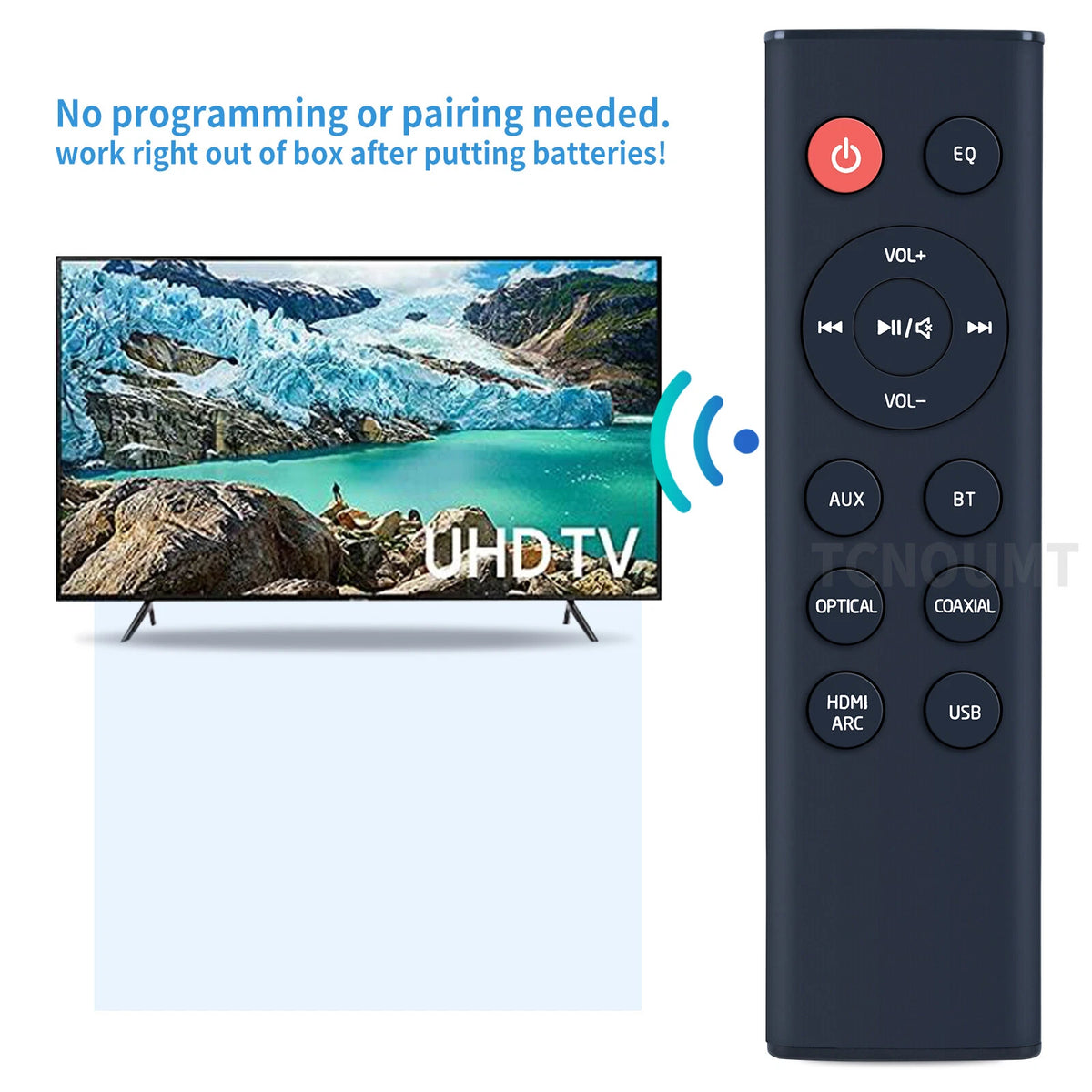 BW-SDB1 Remote Control For BlitzWolf Echo Wall Soundbar BWSDB1