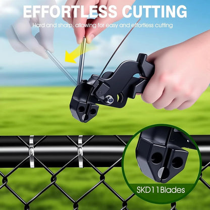 Metal Zip Ties with Stainless Steel Cable Tie Gun, Special Tool For Silver