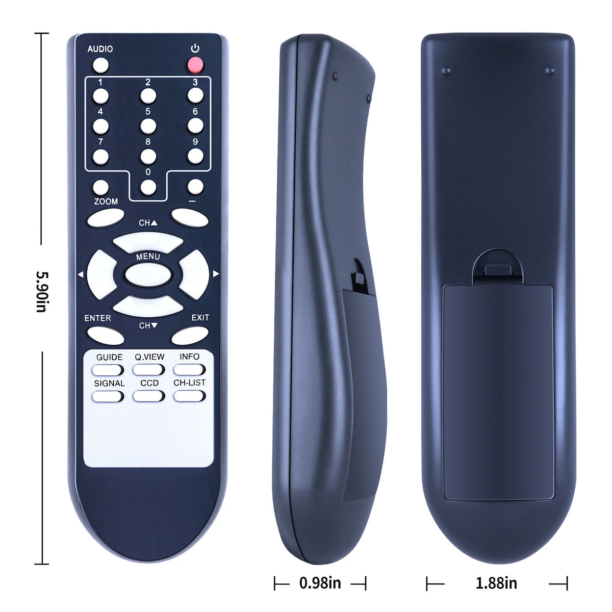 RC-032 Remote Control For COBY Converter box DTV100 DTV101 DTV102 DTV103