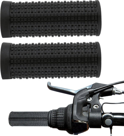 1 Pair MTB Bike Short Handlebar Grips 20x74mm/0.78x2.91inch, Normal, Black